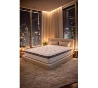 DAGOSTINO Home Dubai Lifestyle - Colchón Híbrido 160x190 cm - Altura 30 cm - Muelles Ensacados y Sobrecolchón Integrado - Firmeza Media - Confort Hotel 5 Estrellas