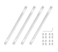 Dagran 4PCS Cuadradillo Manilla Puerta Repuesto para Manilla Puerta 8x150mm