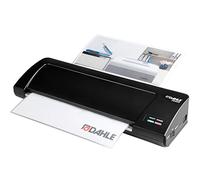 Dahle Plastificadora 70303 - A3, 4 rodillos, frío/caliente, calidad fotográfica, negro
