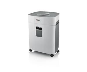 Dahle PaperSAFE PS 380 - Trituradora de papel (15 hojas, nivel de seguridad P4, corte en partículas, sin aceite ni mantenimiento, 25 L), color gris