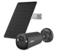 Dahua Kit de cámara Apollo Bullet C1 4MP – Inteligente Wi‑Fi 6, Doble banda, Panel solar, AOV (Negro)