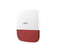 Dahua ARA13-W2(868)(Rojo) Sirena Exterior Inalámbrica, IP65, 110dB, Alimentación/Batería 12VDC, Actualización en la Nube