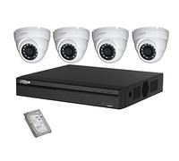 DAHUA Full HD - Kit de videovigilancia (500 GB, 4 cámaras domo de 2 Mpx