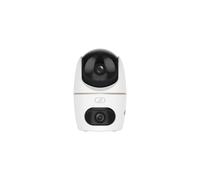 Dahua Hero Dual D1 - Cámara de vigilancia inalámbrica inteligente de 5+5 MP de doble banda para interiores, con dos objetivos, Wi-Fi, visión nocturna, audio bidireccional, faro y sirena, botón de