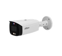 Dahua IPC-HFW3849T1-AS-PV-0280B-S5 Cámara de red de bala WizSense 8MP con doble luz inteligente y disuasión activa de foco fijo