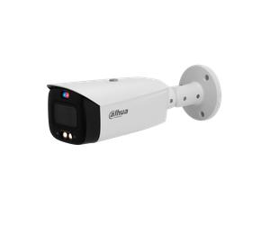 Dahua IPC-HFW3849T1-AS-PV-0280B-S5 Cámara de red de bala WizSense 8MP con doble luz inteligente y disuasión activa de foco fijo