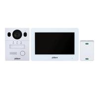 Dahua Kit de Videoportero Híbrido 2 Hilos con Pantalla Táctil de 7 y Wi-Fi