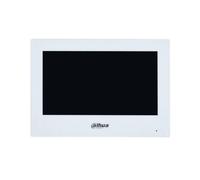 Dahua VTH2621GW-WP Monitor IP de Pantalla Táctil de 7", 1024x600, Wi-Fi, PoE, Integración de Alarmas, Carcasa de Plástico Blanco