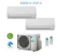 Daikin 2AMXF40A + ATXF25A + ATXF25A Aire Acondicionado Climatizador Siesta Dual Split 2x 9000 Btu Wifi Ready Inverter R32