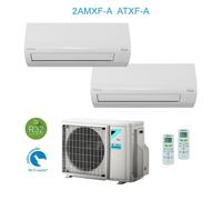Daikin 2AMXF50A + ATXF25A + ATXF25A Aire Acondicionado Climatizador Siesta Dual Split 2x 9000Btu Wifi Ready Inverter R32