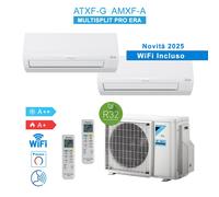 Daikin 2AMXF50A + ATXF35G + ATXF35G Aire Acondicionado Siesta 2025 Dual Split 12000 + 12000 Btu WiFi Inverter R32