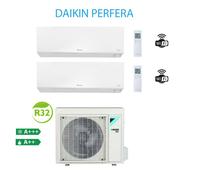 Daikin 2AMXM40M + ATXM25R + ATXM25R Aire Acondicionado Climatizador Siesta Perfera Dual Split 9000 + 9000 Btu WiFi R32