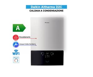 Daikin D2CND024A1A Caldera de condensación a gas 24kW compacta Altherma D2C Calefacción y agua caliente sanitaria