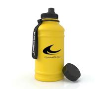 Daikoku Botella Térmica Acero Inoxidable 1,3L Antifugas | Frío 24h Calor 12h | Sin BPA Doble Pared | Termo Deportivo para Gimnasio Senderismo Viajes | Amarillo