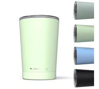 Daikoku Termo de Café 330ml Acero Inoxidable | Vaso térmico doble pared aislante libre de BPA | Mantiene bebidas frías 12h y calientes 5h | Color Verde