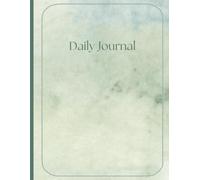 Daily Journal:: 8.5 x 11 Diary notebook with prompts and mood tracker; 85 pages for 12 weeks of entries. Record your favorite memories and achievements.