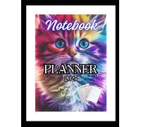 Daily Planner and Journal - 8x11" Notebook: Stay organized and inspired every day with this 8.5x11-inch notebook that combines a planner, calendar, and journal in one sl unctional design.