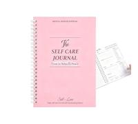 Daily Planner - Notebook | Self Care Journal Mood Tracking Motivational Prompt Personal Booklet, 8.27x1.89 Inch Paper For Gratitude Affirmation Meditation Growth Productivity Women Adult Girls