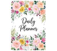 Daily Planner Undated A5 - Aesthetic Floral Spiral with Hourly Schedule & To Do List: Undated Organizer with 132 Pages, Goal Tracking & Habit ... - Beautiful Paperback for Women and Men