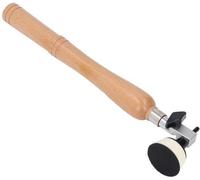 Dailygoods: Lijstmachine con doble cabezal de cojinetes - Herramientas de lijado - Disco de pulido de 1 pulgada/2 pulgadas - 50 discos de lija - Regulable - Mango de madera - Lijadora