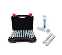 DAISHUJIE Calibre de Pasador 51 Piezas 91 Piezas 98 Piezas 101 Piezas Calibre de Pasador cilíndrico Calibre de tapón Liso Calibre de Orificio Herramienta de medición de Pasos(3.00-4.00mm 101pcs)