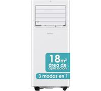 Daitsu Aire Acondicionado Portátil 3x1 Frío, Deshumidificador y Ventilador | Alisios APD 07FX | Silencioso y Compacto | Mando a Distancia | Para Hogar u Oficina hasta 18 m²