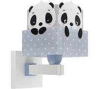 Dalber Lámpara Aplique Infantil De Pared Panda Azul, 63169T, E27