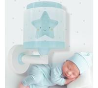Dalber Lámpara aplique de pared infantil Baby Dreams Estrella azul, 76019T, E27