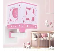 Dalber Lámpara Aplique Pared Infantil Moonlight Rosa 63239SN E27