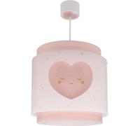 Dalber Lámpara De Techo Colgante Infantil Baby Dreams Corazón rosa, 76012MS, E27, lámparas infantiles, habitación niña.