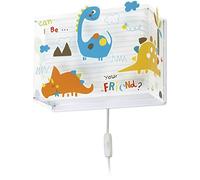 Dalber Lámpara Infantil Aplique Pared Dinosaurios Dinos Multicolor Animales, 73458, E27