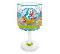 Dalber Lámpara Infantil de Mesilla Pirate Island Isla Pirata 60651N G4 | Lámpara infantil de mesa o mesita; G4 4W LED - Bombilla incluida; Luz Quitamiedos