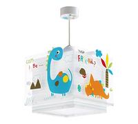 Dalber Lámpara Infantil de Techo Colgante Dinosaurios Dinos E27, Multicolor