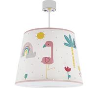 Dalber Lámpara Infantil De Techo Flamingo Flamenco (82462) Animales Arcoiris Rosa, E27, 82462