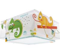 Plafón de techo infantil Happy Jungle Camaleón animales Multicolor