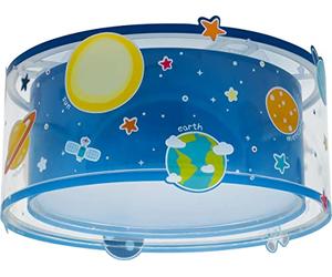 Dalber Lámpara plafón de techo infantil Planets Planetas Sistema Solar Azul