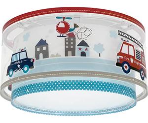 Dalber Lámpara plafón de techo infantil Police Policia Coches, plafones infantiles