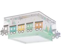 Dalber Lámpara plafón de techo infantil The Night Train Tren, plafones infantiles, 63536, E27