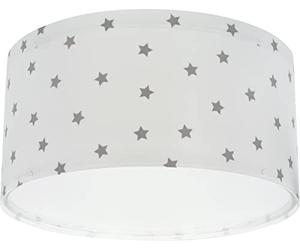 Dalber Lámpara plafón de techo Star Light Estrellas Blanco, plafones infantiles, 82216B, E27