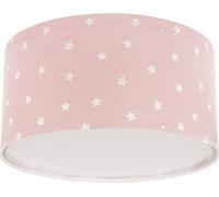Dalber Lámpara plafón de techo Star Light Estrellas Rosa, plafones infantiles, 82216S, E27