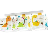 Dalber Lámpara Plafón Infantil 3 Luces Dinosaurios 73453 E27