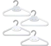 DALBER Perchas Infantiles Madera Pack 8 Baby Dreams Gris 31 cm