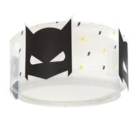 Dalber Plafón De Techo Infantil Dark Hero Superhéroe, 2 luces E27-15W, habitación niños