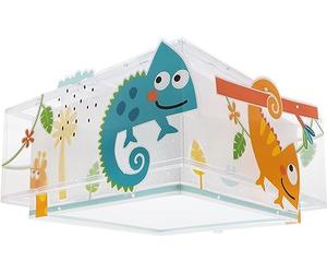 Dalber Plafón de techo infantil Happy Jungle Camaleón animales jungla, 63316, E27