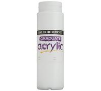 Daler-Rowney Acrylic - Pintura acrílica, color 011 Weiß 500 ml Flasche