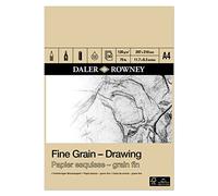 Daler-Rowney Bloc Dibujo Grano Fino 120g A4 30H Blancas
