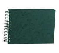 Daler Rowney Cuaderno Espiral ideal para Dibujo DALER ROWNEY Ebony, de Formato 21 x 27 cm, con 50 Hojas de Papel de 160 g/m2 de Grano Fino