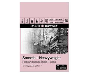 Daler Rowney Dr Smooth Heavyweight Bloc Liso Enc Retrato A5 220G 25H