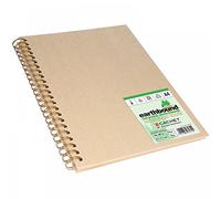 Daler-Rowney Earthbound, Cuaderno de arte, Ligeramente texturizado, 110gsm, Espiralado, tapa dura, A4-21x29.7cm, Bronceado, 80 hojas