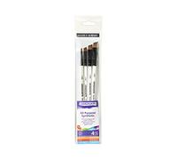 Daler Rowney Estuche con 4 Pinceles DALER ROWNEY Graduate : Angular 1/8”, 1/4”, 3/8”, 1/2”